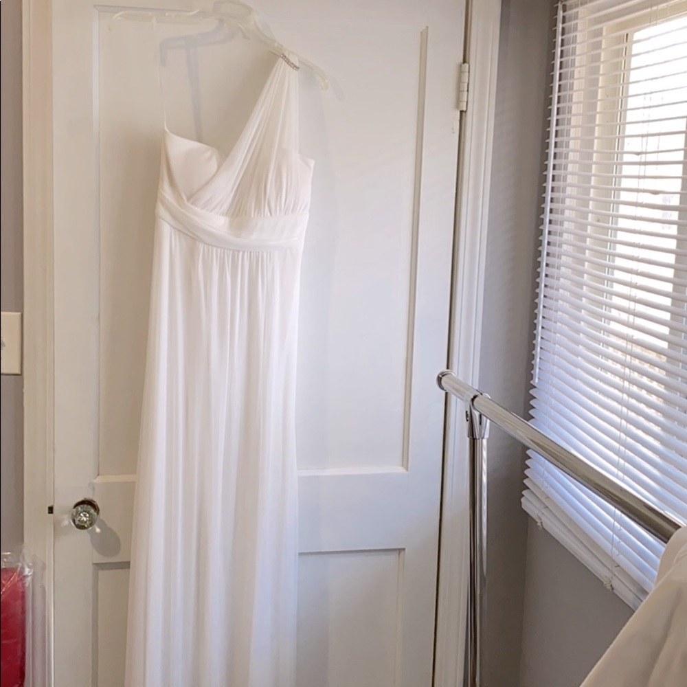 White wedding dress